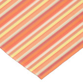 Oranje strepen tafelkleed (Gekanteld)