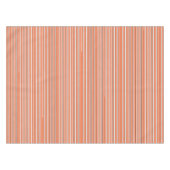 Oranje strepen tafelkleed (Voorkant (Horizontaal))