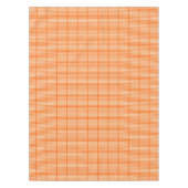 Oranje strepen tafelkleed (Voorkant)