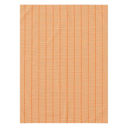 Oranje strepen tafelkleed (Voorkant)
