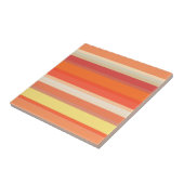 Oranje strepen tegeltje (Zijkant)