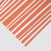 Oranje strepen tissuepapier (Detail)