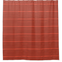 Oranje Stripe Shower Curtain Douchegordijn