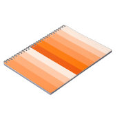 Oranje Stripe spiraal Notitieboek (Linkerzijde)