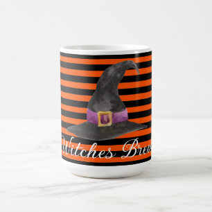 Oranje Stripe Witches Brew Koffiemok
