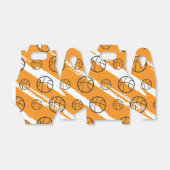 Oranje strippartij Basketball Birthday Bedankdoosjes (Uitgevouwen)