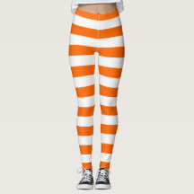 Oranje strips Leggings