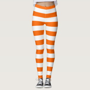 Oranje strips Leggings