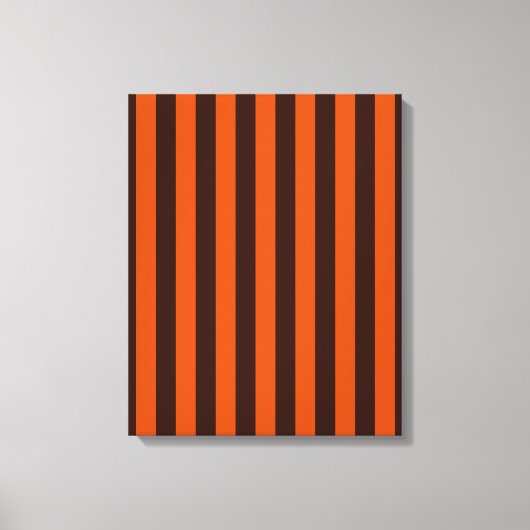 Oranje strips met schuifregelaar Stijldecor verbra Canvas Afdruk (Voorkant)