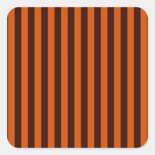 Oranje strips met schuifregelaar Stijldecor verbra Vierkante Sticker