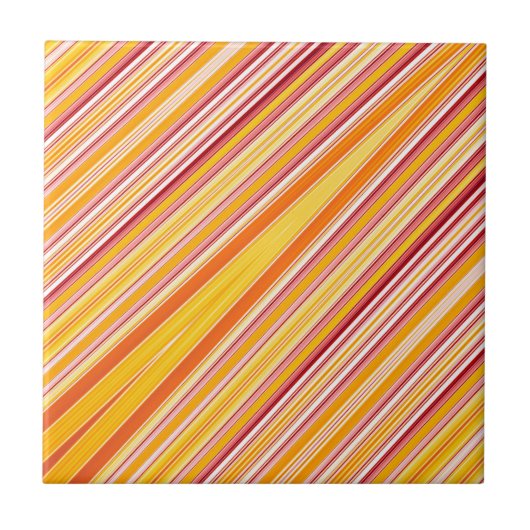 Oranje strips tegeltje (Voorkant)