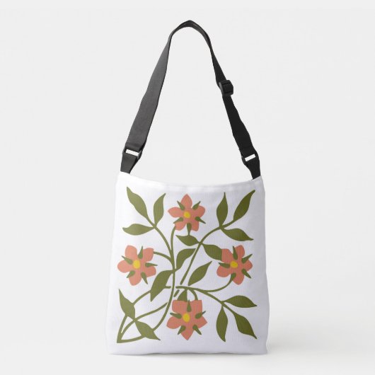 ORANJE STROMEN CROSSBODY TAS (Voorkant)