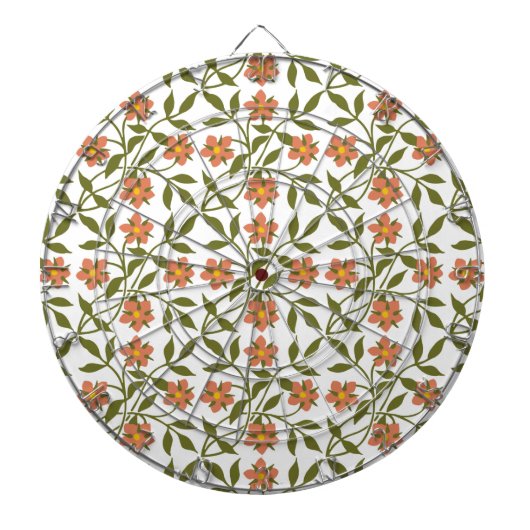 ORANJE STROMEN DARTBORD (Voorkant)