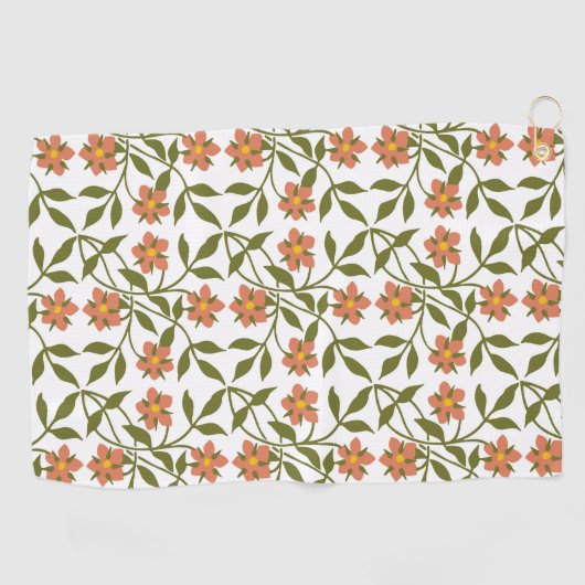 ORANJE STROMEN GOLFHANDDOEK (Horizontaal)