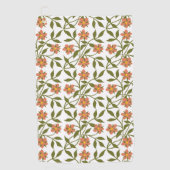 ORANJE STROMEN GOLFHANDDOEK (Voorkant)