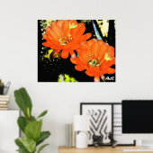 ORANJE STROMEN POSTER (Thuiskantoor)