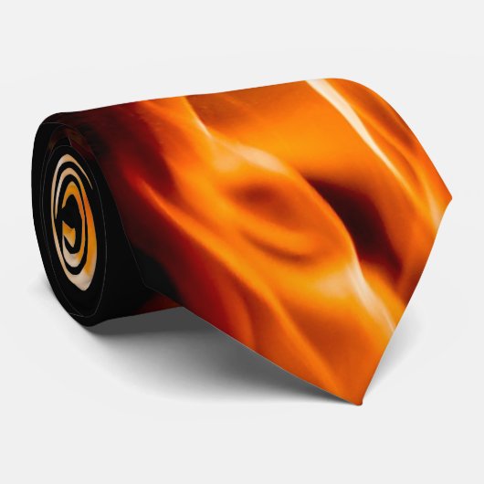 Oranje stropdas (Opgerold)