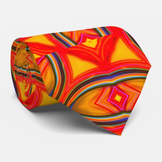 Oranje Stropdas (Opgerold)