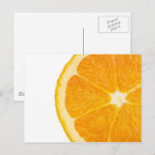 Oranje stuk briefkaart (Voorkant / Achterkant)