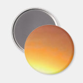 Oranje Sunburst Magneet (Voorkant / Achterkant)