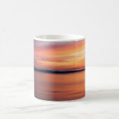 Oranje Sunset Clouds Over Lake Water Custom Name Koffiemok (Center)