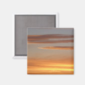 Oranje Sunset Magnet (Voorkant / Achterkant)