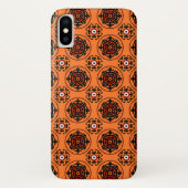 Oranje Suzani-patroon Case-Mate iPhone Case (Achterkant)