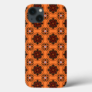 Oranje Suzani-patroon Case-Mate iPhone Case