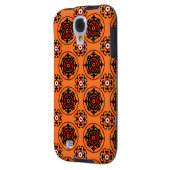 Oranje Suzani-patroon Case-Mate Samsung Galaxy Hoesje (Achterkant Links)
