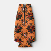 Oranje Suzani-patroon Flesjeskoeler (Achterkant)