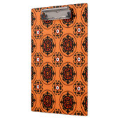 Oranje Suzani-patroon Klembord (Links)