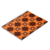 Oranje Suzani-patroon Notitieboek (Linkerzijde)