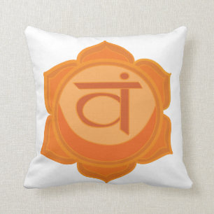 Oranje Svadhisthana Sacral Chakra Cushion Kussen
