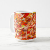 Oranje Swirl 15oz Mok (Voorkant links)