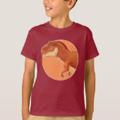 Oranje T-Rex T-shirt (Voorkant)