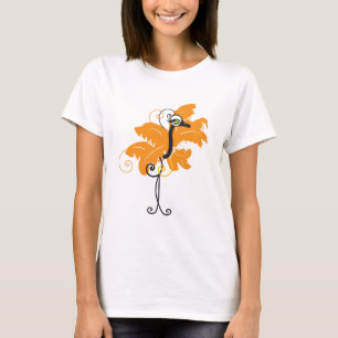 Oranje T-shirt voor Ostrich