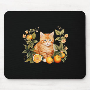 Oranje Tab Funny Cat Parodie Cat Lover Gift Kitte Muismat
