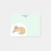 Oranje Tabby Cat Post-it Notities Post-it® Notes (Voorkant)