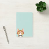 Oranje Tabby Hipster Cat Kinder Post-it® notes (Kantoor)