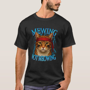 Oranje Tabby Kat Meme Internet Sarcastisch Miauwen T-shirt