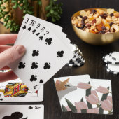 Oranje Tabby Kat Tulpenliefde Pokerkaarten (Insitu)