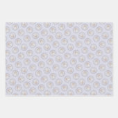 Oranje Tabby Kitten Schilderen Schattigee Originel Inpakpapier Vel (Voorkant)