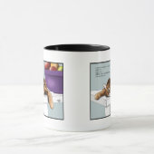 Oranje Tabby Schattigee Treats Mok (Midden)