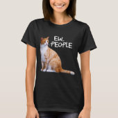 Oranje Tabcat Funny Cat Gezegde Ew T-shirt (Voorkant)