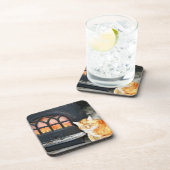 Oranje tablet bij brand Onderzetter (Rechterzijde)