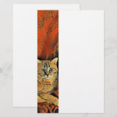 Oranje tablet briefpapier (Voorkant / Achterkant)