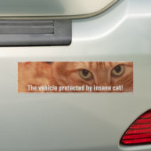 Oranje tablet bumpersticker (Op auto)