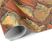 Oranje tablet cadeaupapier (Rol Hoek)