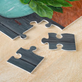 Oranje tablet en dragonfly legpuzzel (Zijkant)