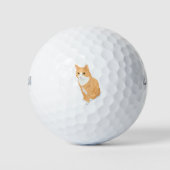 Oranje tablet golfballen (Voorkant)
